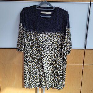 Raquel Allegra Animal Print Mini Dress in EUC